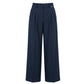 Blue Viscose Women Pants