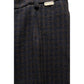 Blue Cotton Women Pants