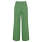 Green Polyester Women Pant