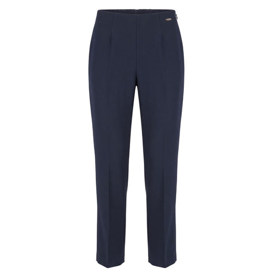 Blue Viscose Women Pant