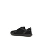 Black Fabric Athletic Sneakers