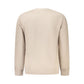 Beige Cotton Men Sweater