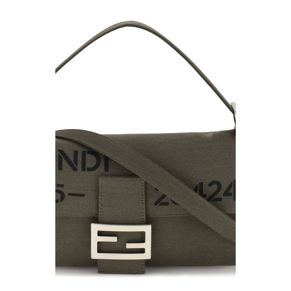 Bicolor Polyester Shoulder Bag