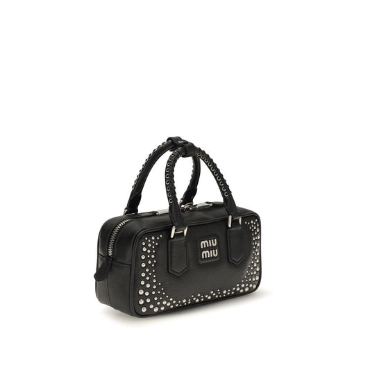 Black Calf Leather Bos Taurus Handbag