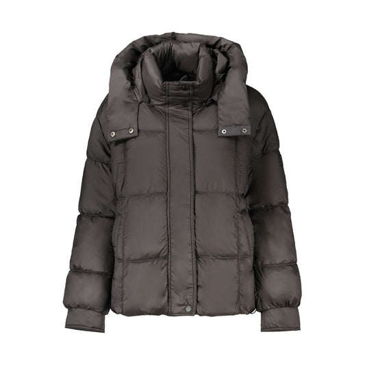 Black Polyester Women's Jacket