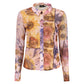 Pink Polyester Womens Shirt