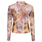 Pink Polyester Womens Shirt