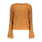 Orange Polyamide Women's Sweater