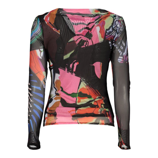 Black Polyester Sweatshirt