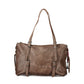 Brown Polyurethane Womens Bag