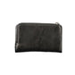 Black Polyurethane Womens Wallet