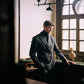 Gray Wool Full-Length Jacket
