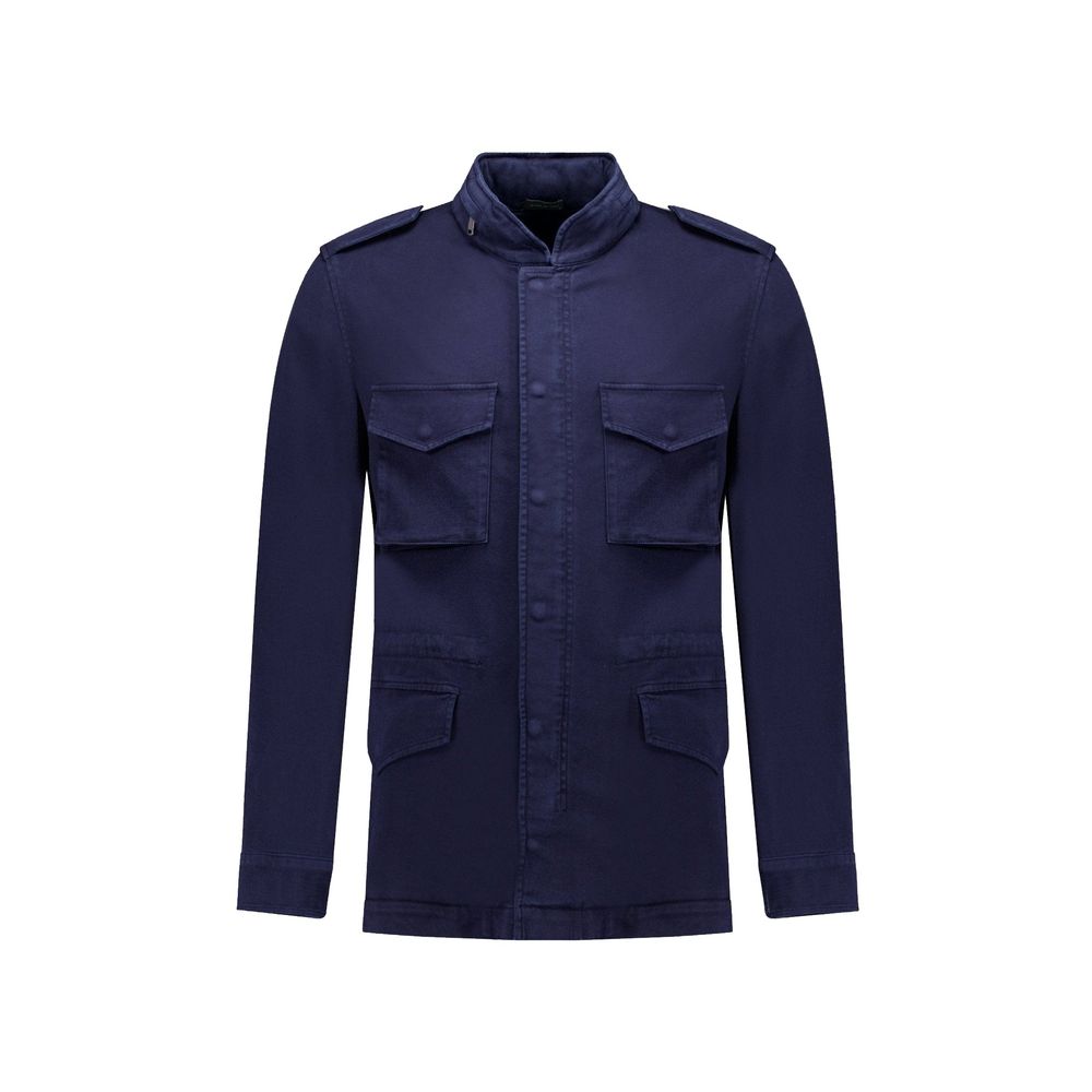 Navy Blue Cotton Jacket