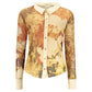 Beige Polyester Female Shirt