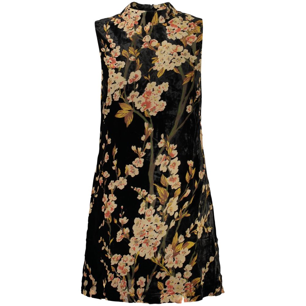 Black Viscose Women Dress