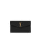 Black Leather Clutch Bag