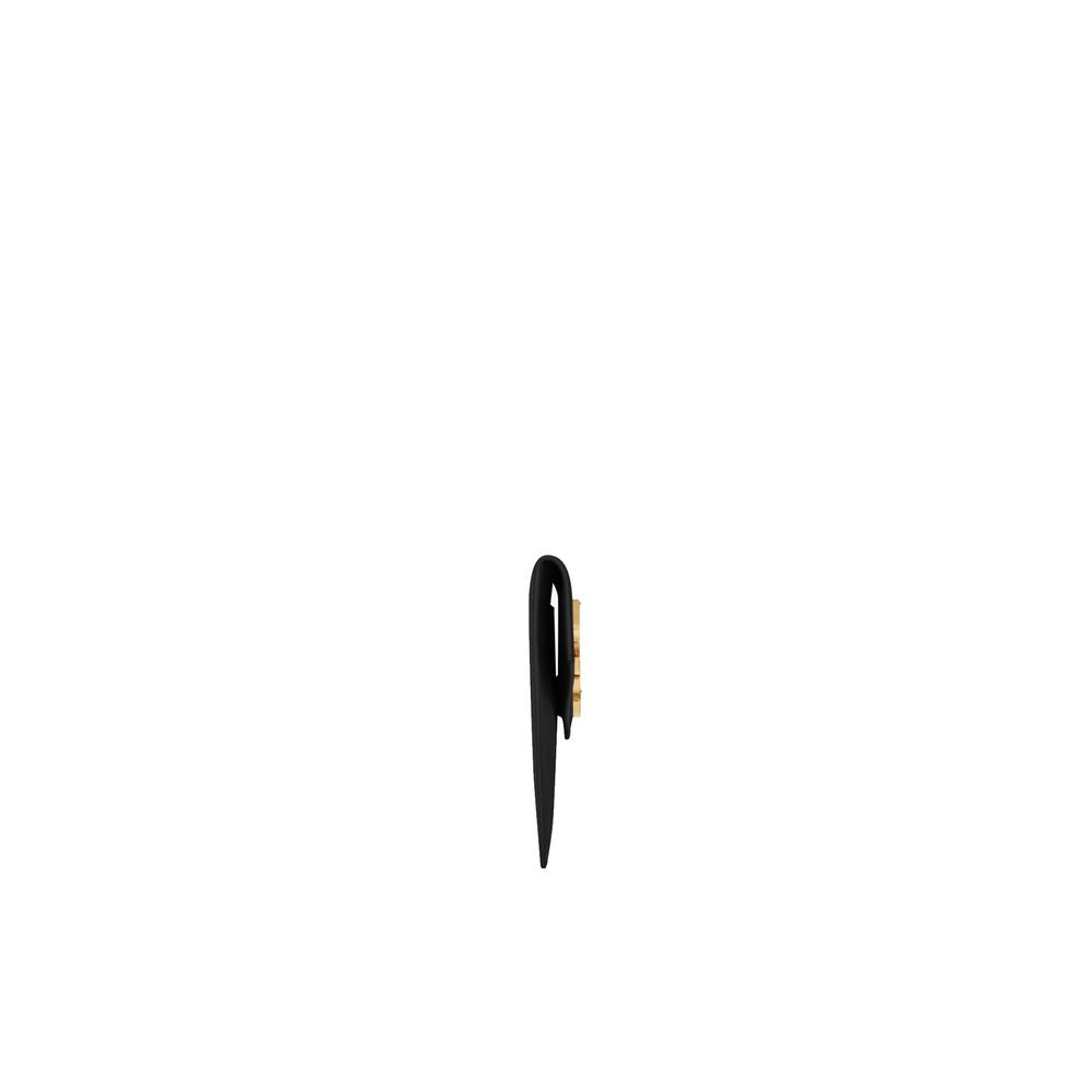 Black Leather Clutch Bag