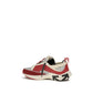 Red Polyester Athletic Sneakers
