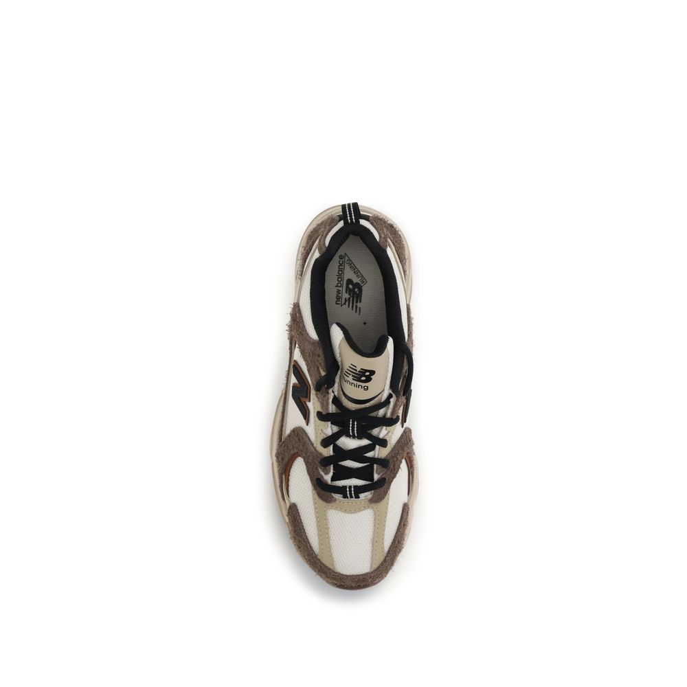 Brown Polyamide Athletic Sneakers