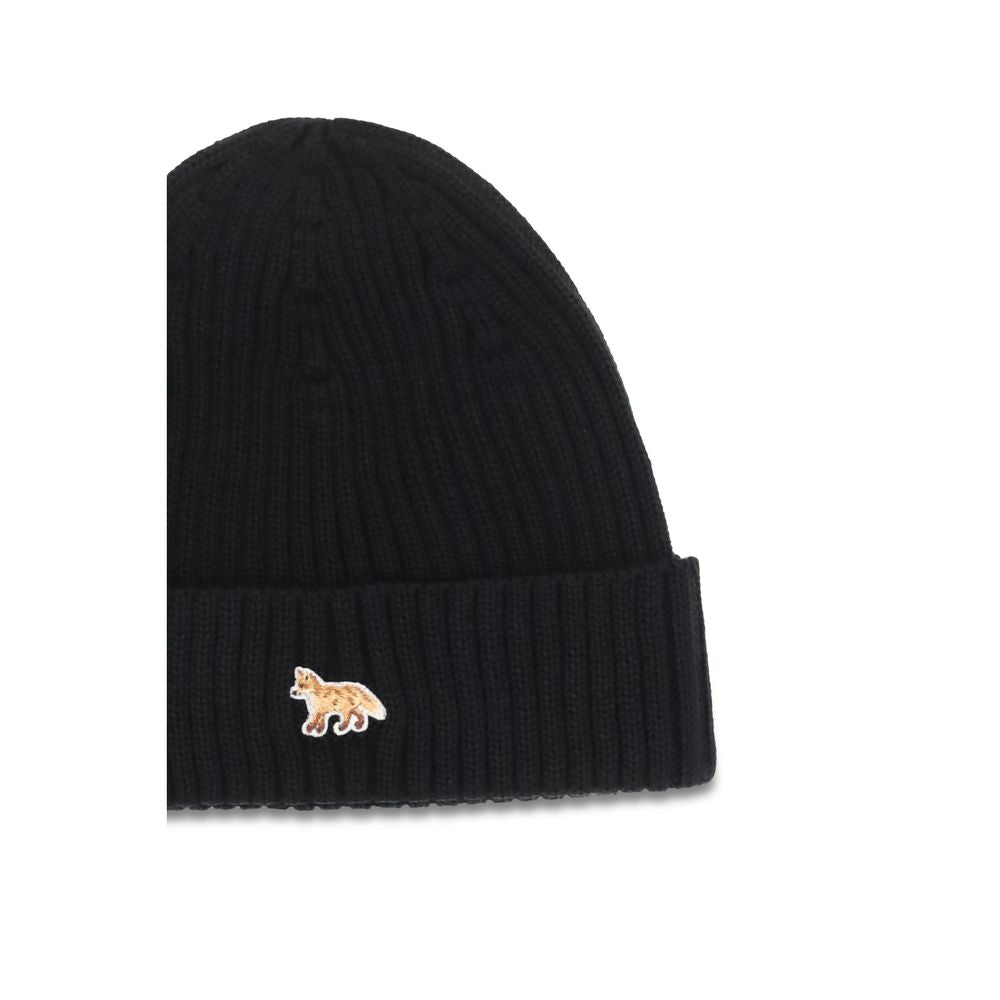 Black Wool Oves Aries Beanie