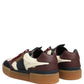 Multicolor Leather MIAMI Low Top Sneakers Shoes