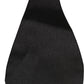Men Black 100% Silk Adjustable Neck Papillon Bow Tie