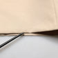 Beige Cotton Straight Men Formal Dress Pants