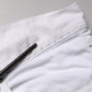White Skinny Mid Waist Men Denim Trouser Jeans