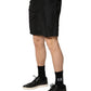 Black DG Logo Drawstring Beach Shorts Swimwear