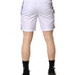 White DG Logo Men Drawstring Shorts Swimwear