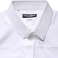 White GOLD Crown Bee Cotton Formal Dress Shirt