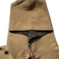 Brown Embossed Logo Hooded Sweatshirt Sweater