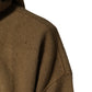 Brown Embossed Logo Hooded Sweatshirt Sweater