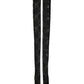 Sleeves Black Nylon Floral Lace Warmer Arm