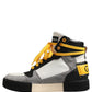 Multicolor Leather High Top Men Sneakers Shoes