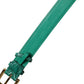 Green Embossed Leather Gold Buckle Belt Strap Bracelet