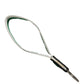 Green Logo Polyester Silver Brass Holder Keychain Keyring