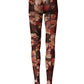 Multicolor Floral Nylon Tights Stockings Socks