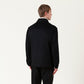 Black Wool Full-Length Jacket
