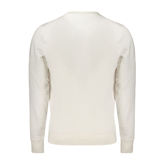 White Cotton Men's Sweatshirt