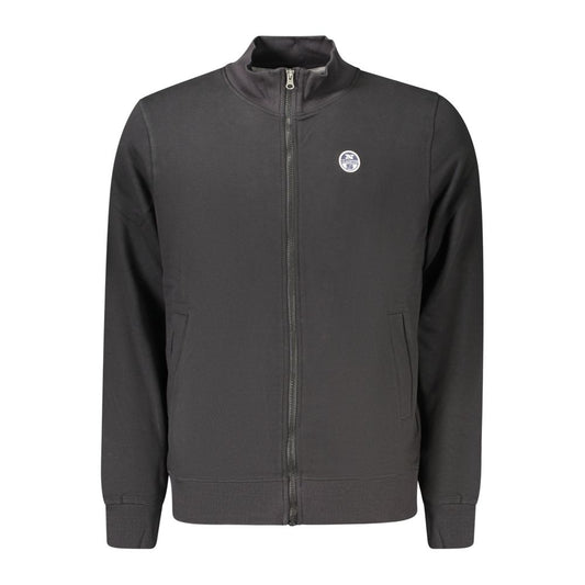 Black Cotton Men's Sweatshirt