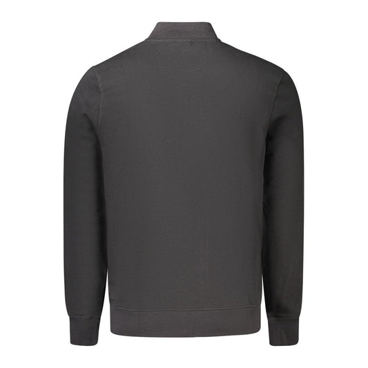 Black Cotton Men's Sweatshirt