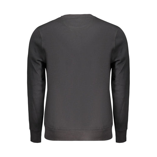 Black Cotton Mens Sweatshirt