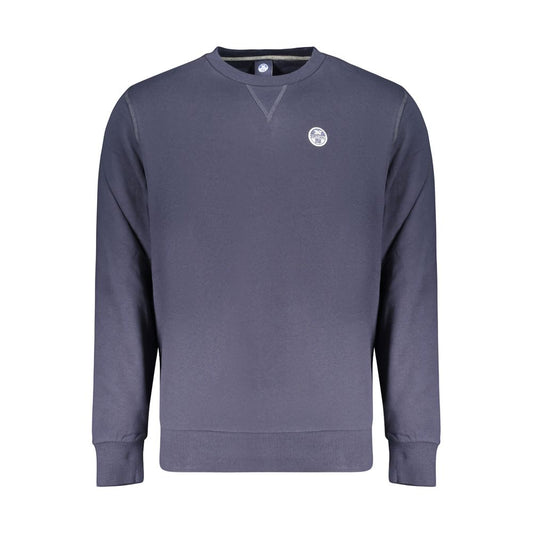 Blue Cotton Men's Sweatshirt