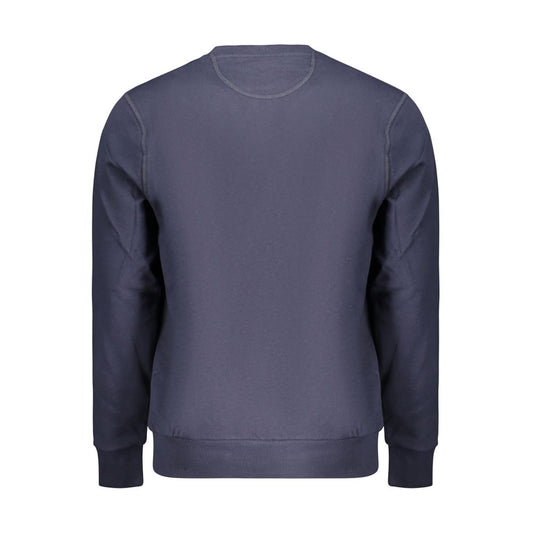 Blue Cotton Men's Sweatshirt