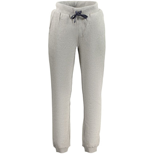 Gray Cotton Men's Trousers