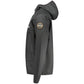 Black Polyester Men's Jacket
