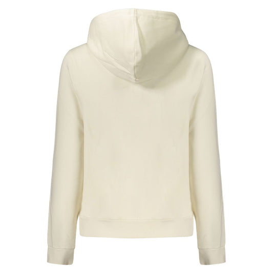 White Cotton Women's Hoodie