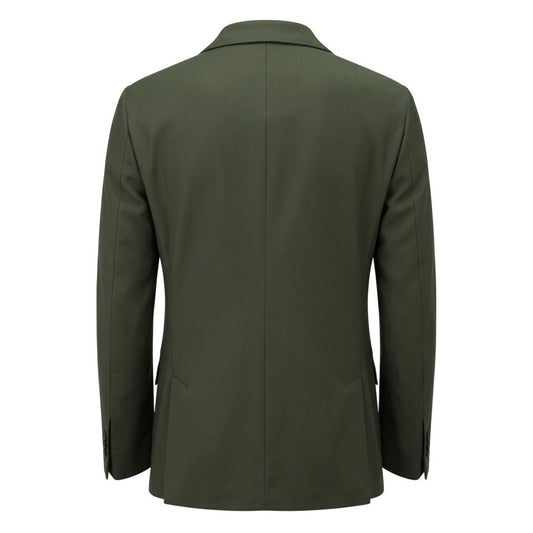 Green Viscose Men's Jacket