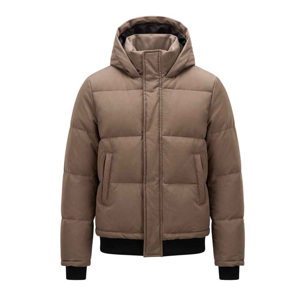 Grey Viscose Men's Jacket